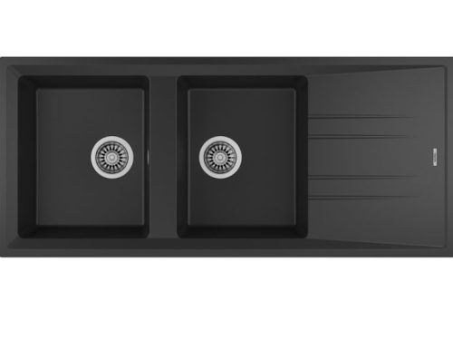 Chậu đá nhân tạo TEKA STONE 80 B-TG 2B 1D BLACK 115400011