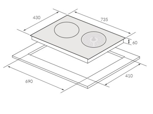 Bếp điện từ 2 vùng nấu Eurosun EU-TE259Max 5 bep dien tu 2 vung nau eurosun eu te259max 1