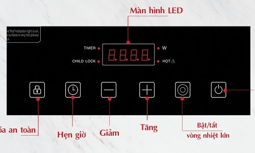 Bếp điện từ hỗn hợp Chefs EH-MIX321 4 bep dien tu chefs eh mix 321 5