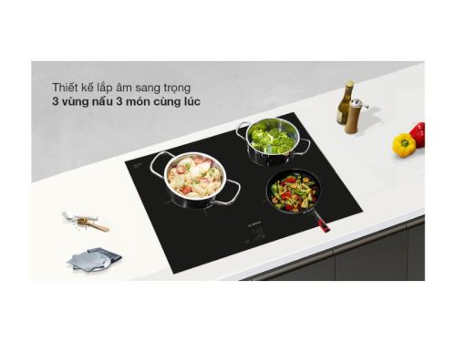 Bếp từ Bosch PUC61KAA5E lắp đặt âm sang trọng