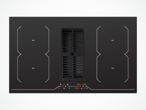 Bếp từ kết hợp máy hút khói khử mùi HIH-864