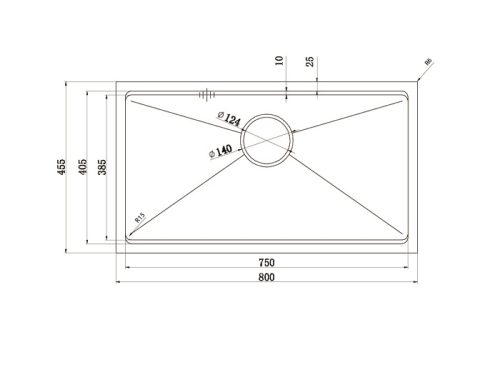 Chậu rửa bát Konox Workstation Sink – Undermount Sink KN8046SU 5 chau rua bat konox kn8046su 3