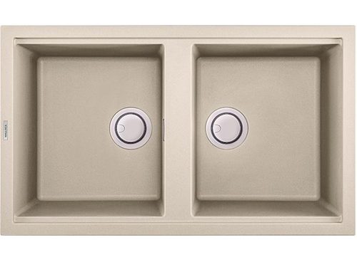 Chậu rửa đá Granite Malloca màu kem BIANCO G-45062