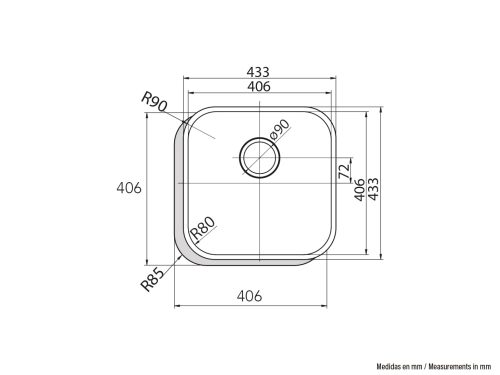 chau rua chen bat cata cb 40 40 inox 2