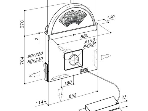 Máy hút Downdraft Dudoff Sunrise Gold 4 dudoff sunrise gold 1