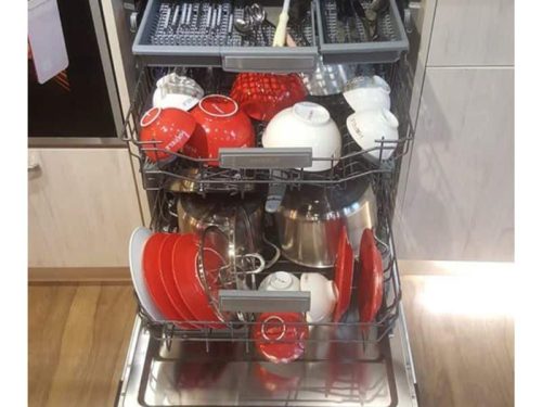 Khay rửa Máy rửa chén bát âm bán phần Hafele HDW-HI60B 533.23.210