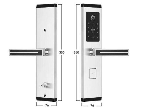 Khóa cửa thông minh Kassler KL-667 màu bạc