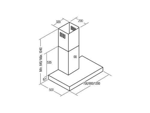 Máy hút khói khử mùi Cata SELENE 700 4 may hut khoi khu mui cata selene 700 2