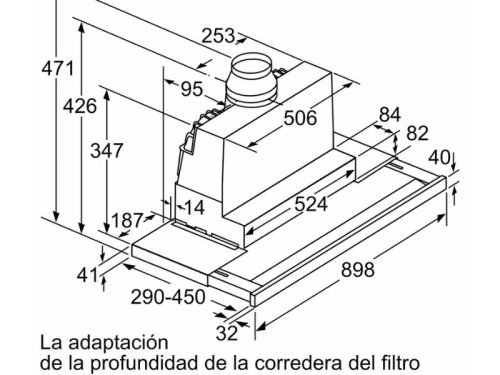 thông số kỹ thuật của Máy Hút Mùi Bosch DFS097K51