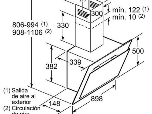 Máy hút mùi Bosch DWK098G61 3 may hut mui bosch dwk098g61 1