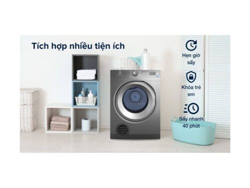 Máy sấy thông hơi Electrolux EDS854N3SB 4 tiện ích của máy sấy thông hơi Electrolux EDS854N3SB