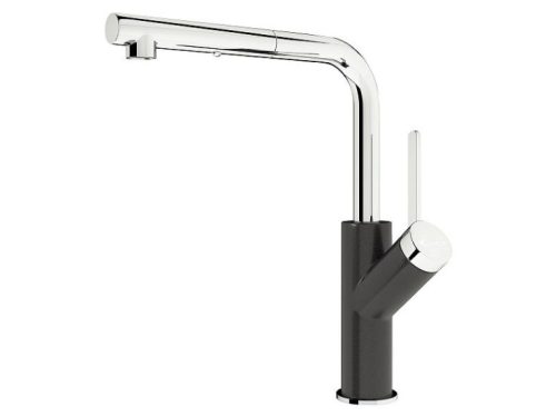 Vòi rửa bát Konox rút dây Artan Black