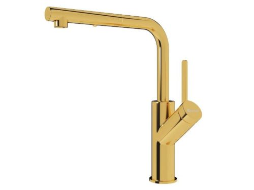 Vòi rửa bát Konox rút dây Artan Gold