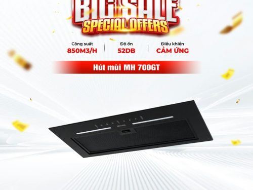 Máy hút khói khử mùi âm tủ Malloca MH 700GT