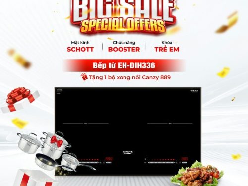 Bếp từ đôi Chefs EH-DIH336