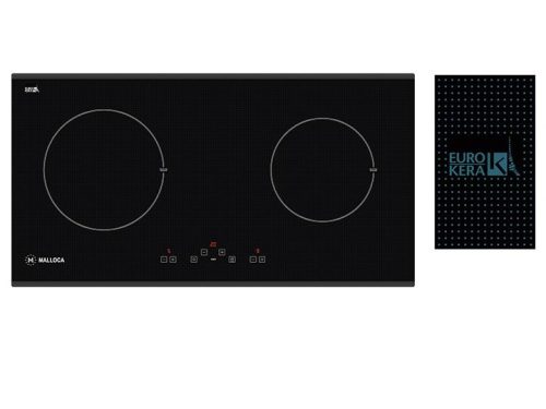 Bếp từ Malloca MH-02I TB kính âm 2 vùng nấu