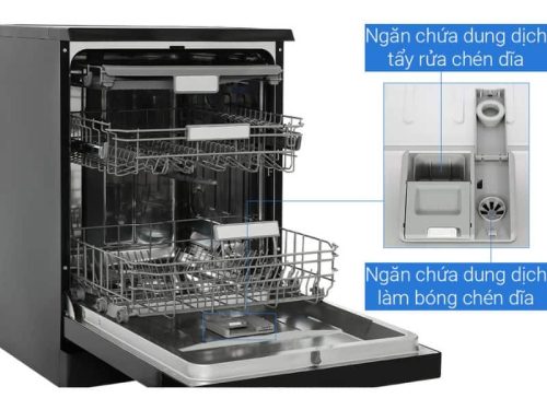 Máy rửa chén độc lập Hafele HDW-F60EB 538.21.310 14 bộ 5 Cấu tạo Máy rửa bát độc lập Hafele HDW-F60EB 538.21.310