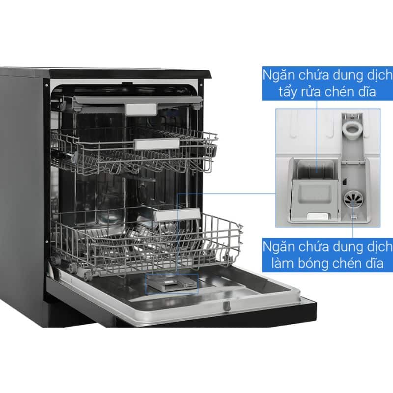 Cấu tạo Máy rửa bát độc lập Hafele HDW-F60EB 538.21.310 Cấu tạo Máy rửa bát độc lập Hafele HDW-F60EB 538.21.310