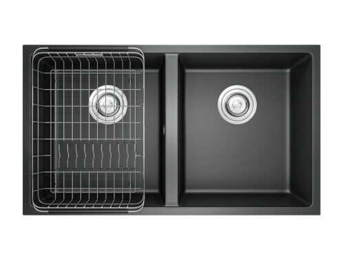 Chậu rửa bát Konox Granite Sink Veloci 760D – Black