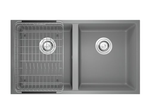 Chậu rửa bát Konxox Granite Sink Veloci 760D – Grey