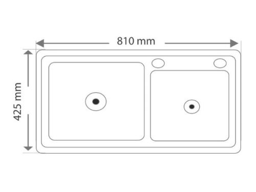 Kích thước của Chậu Rửa Lorca TA 294V