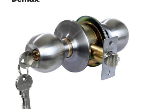 Khóa cửa phòng tay nắm tròn Demax LK301 SS
