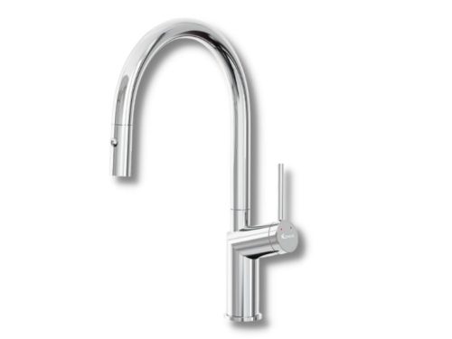 Vòi rửa bát rút dây Konox Neva Chrome