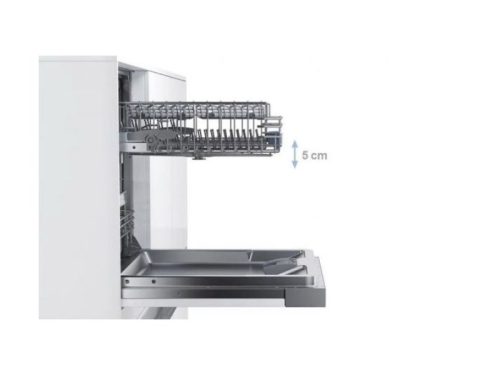 Hệ thống điều chỉnh khay trên 3 tầng RackMatic của Máy rửa bát Bosch SMS4ECI26E serie 4