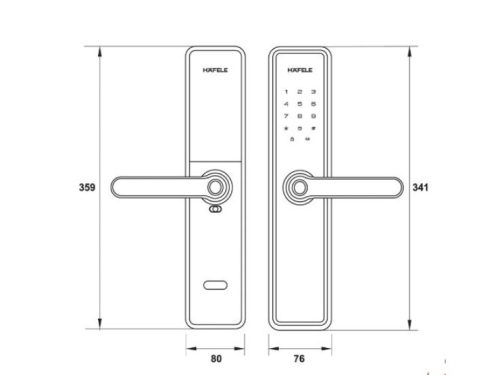 hafele dl7600 ble glossy copper 912.20.238 1