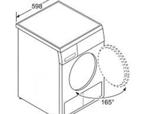 Kích thước của Máy Sấy Quần Áo Bosch WTA74101SG