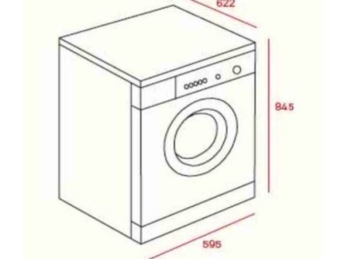 Kích thước của Máy sấy quần áo Bosch WTA74201SG