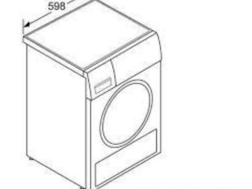 Kích thước của Máy sấy quần áo Bosch WTW85561BY