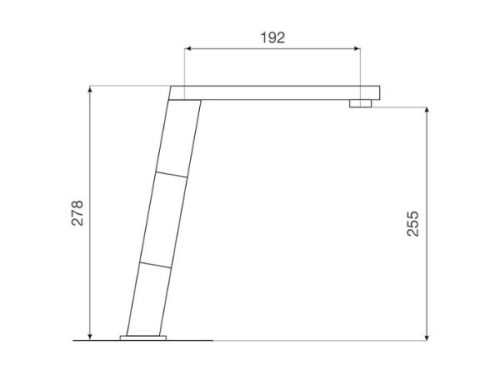 Kích thước của Vòi rửa bát Malloca K131BR