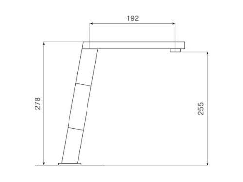 Kích thước của Vòi rửa bát Malloca K131GR