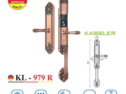 Khóa điện tử Kassler KL 979 R APP/ Khóa vân tay tân cổ