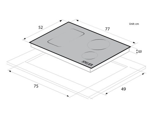 bep tu 3 vung nau spelier spf 948s 5