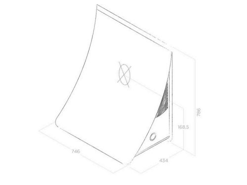 Máy hút mùi Elica NUAGE PAINTABLE/F/75 5 may hut mui elica nuage paintable f 75 4