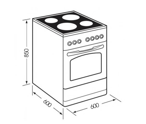 kaff-kf-ik60850-1 Kích thước Bếp tủ liền lò Kaff KF-IK60850