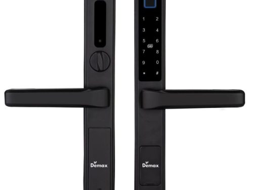 Khóa cửa điện tử chống nước Demax SL606 BL App Wifi