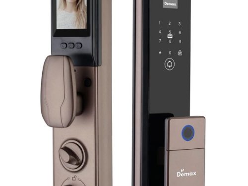 Khóa cửa điện tử nhận diện khuôn mặt Face ID - 3D Demax SL916 CB App Wifi