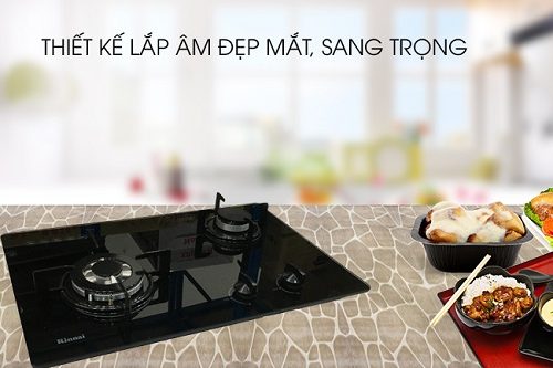Bếp Gas Âm RINNAI RVB-6SDQ(B)