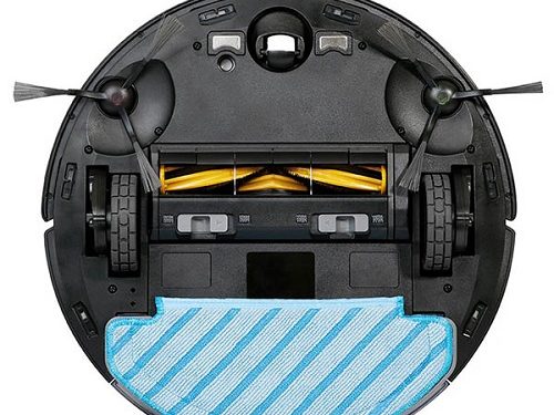 Đáy Robot hút bụi lau nhà thông minh Ecovacs Deebot OZMO T8 max Plus