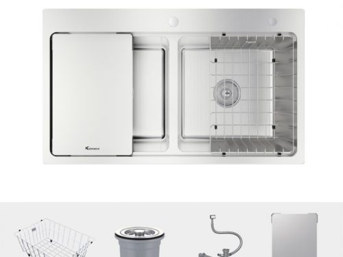 Chậu rửa bát Konox chống xước Workstation Sink – Topmount Sink KN8651TD Dekor 4 KN8651TD Dekor 2