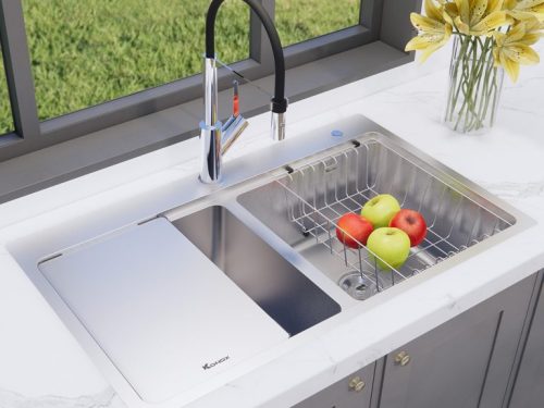 Chậu rửa bát Konox chống xước Workstation Sink – Topmount Sink KN8651TD Dekor 5 KN8651TD Dekor 3