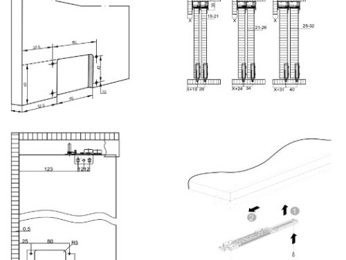 Phụ kiện cửa trượt Hafele 401.30.001