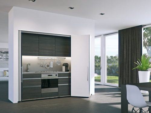 Cửa trượt xếp bằng gỗ Hafele 408.31.010