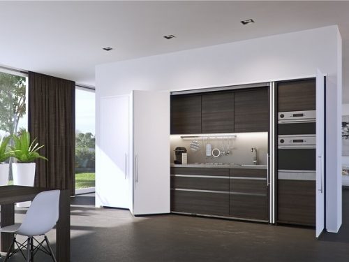 Cửa trượt xếp bằng gỗ Hafele 408.31.011