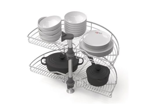 Bộ rổ góc xoay 180 độ Hafele Mezzo 548.37.001