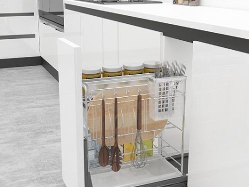 Bộ rổ dao thớt chai lọ Hafele Kosmo Sonata 549.20.012