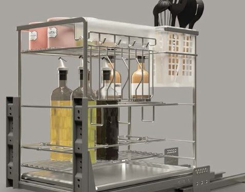 Bộ rổ dao thớt, chai lọ Hafele Sonata 549.20.415